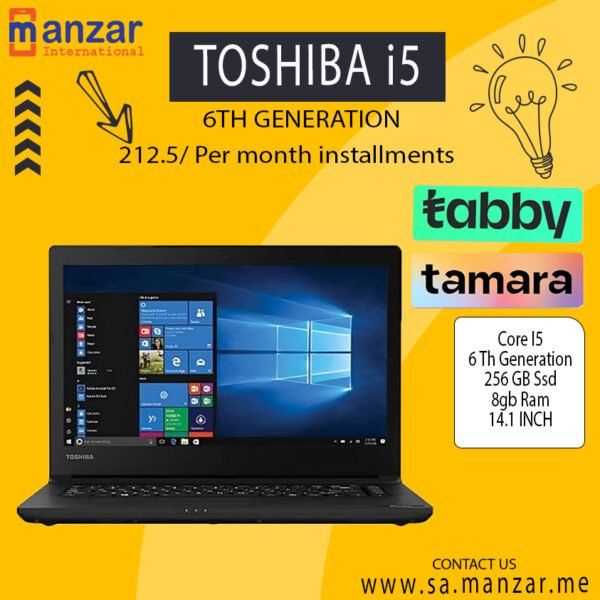 Toshiba Tecra A-40  Core i5 6th Generation
