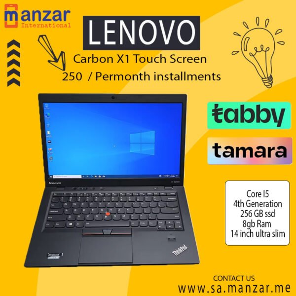 Lenovo Carbon X1 Core I5- Touch Screen Ultra Slim